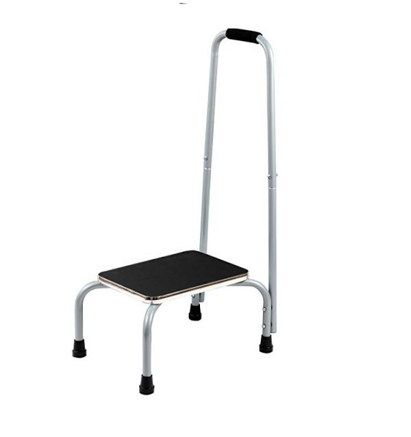 FOOT STOOL - SINGLE WITH HANDRAIL